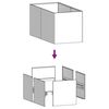vidaXL Pflanzkübel 80x40x40 cm Cortenstahl
