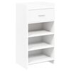 vidaXL Schuhschrank mit Schubladen Wei&szlig; 48 x 36 x 92 cm Holzwerkstoff