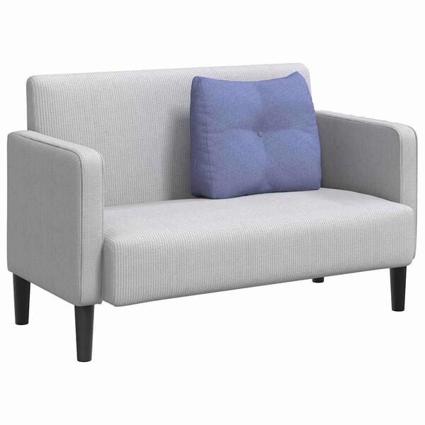 vidaXL R&uuml;cken Kissen Jeans blau 60 x 24 x 50 cm Stoff