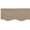 vidaXL Markisenvolant Beige 580 x 20 cm Segeltuch