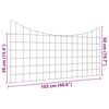 vidaXL Teichzaun Set 5 pcs Gr&uuml;n 100 x 50 cm Stahl