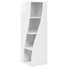 vidaXL Eckschrank Hochglanz Wei&szlig; 32x32x102cm Holzwerkstoff