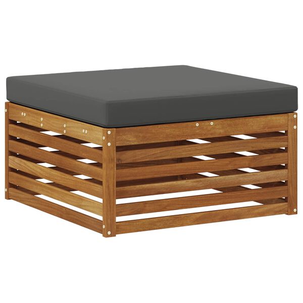 vidaXL Outdoor-Fu&szlig;hocker Massivholz Akazie Natur