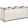 vidaXL Aufbewahrungsbox Creme 105x34,5x45 cm Stoff