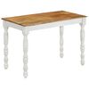 vidaXL Esstisch 110x60x76 cm Massivholz Mango