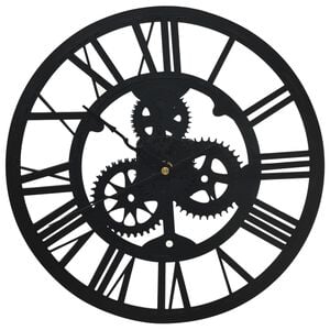 vidaXL Wanduhr Schwarz 30 cm Acryl