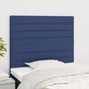 vidaXL Kopfteil Blau 100 x 5 x 118/128 cm Stoff