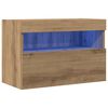 vidaXL TV-Wandschrank Artisan-Eiche 60 x 30 x 40 cm Holzwerkstoff