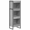 vidaXL B&uuml;cherregal 40 x 30 x 121 cm Holzwerkstoff Graues Sonoma