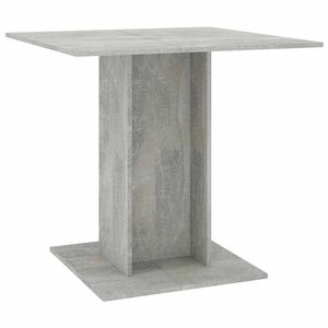 vidaXL Esstisch Betongrau 80x80x75 cm Holzwerkstoff