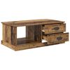 vidaXL Couchtisch mit Schubladen Altholz 90 x 50 x 35 cm Holzwerkstoff