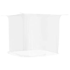 vidaXL Moskitonetz zum Aufh&auml;ngen 156 Mesh Wei&szlig; 220x100x150 cm