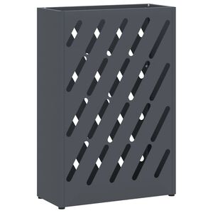 vidaXL Sonnenschirmhalter Anthrazit 28 x 12 x 41 cm Stahl