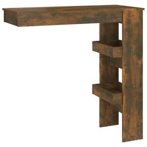 vidaXL Wand-Bartisch R&auml;uchereiche 102x45x103,5 cm Holzwerkstoff