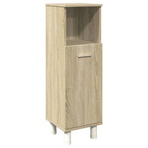 vidaXL Badschrank Sonoma-Eiche 30,5x30x95 cm Holzwerkstoff