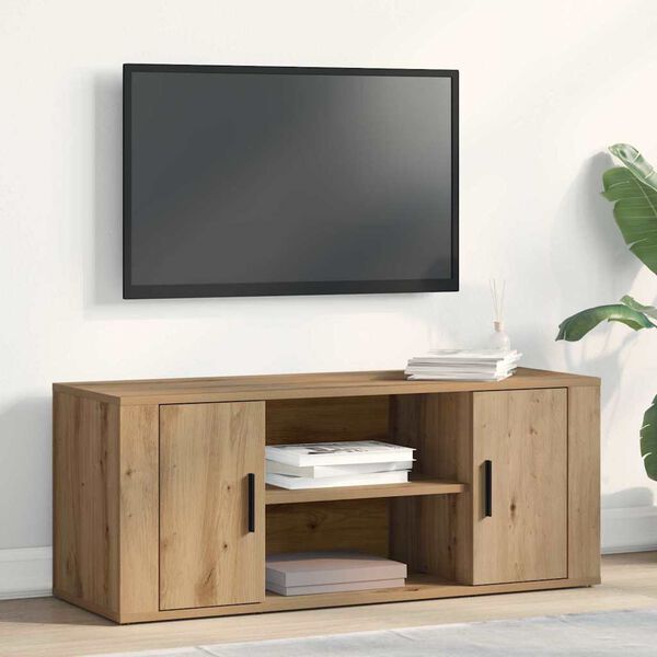 vidaXL TV-Schr&auml;nk Artisan-Eiche 100 x 35 x 40 cm Holzwerkstoff
