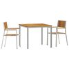 vidaXL Outdoortisch-Set 3 Stk. 90 x 90 x 75 cm