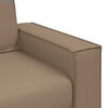 vidaXL Sofa 120cm Cappuccino Stoff