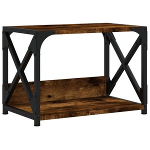 vidaXL Druckerst&auml;nder 2 Ablagen R&auml;uchereiche 44x26x31,5 cm