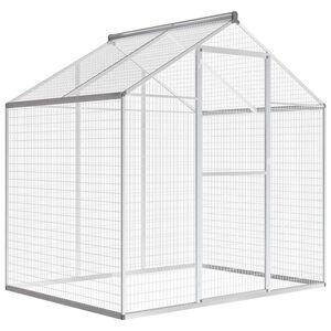 vidaXL Au&szlig;envoliere Aluminium 178x122x194 cm