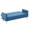vidaXL Sofa Stoff Blau