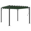 vidaXL Gazebo mit Lamellen-Dach 3 x 3 x 2,14 m Gr&uuml;n