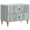 vidaXL Nachttisch Graues Sonoma 62 x 34,5 x 48 cm Holzwerkstoff