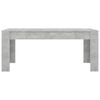 vidaXL Esstisch Betongrau 180x90x76 cm Holzwerkstoff