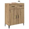 vidaXL Sideboard Artisan-Eiche 69,5 x 34 x 90 cm Holzwerkstoff