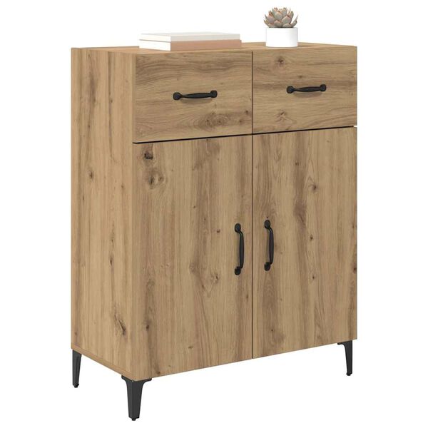 vidaXL Sideboard Artisan-Eiche 69,5 x 34 x 90 cm Holzwerkstoff