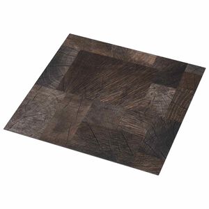 vidaXL Bodenplanken 5,11 m&sup2; 55 pcs PVC Holzstruktur braun