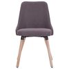 vidaXL Esszimmerst&uuml;hle 2 Stk. Taupe Stoff