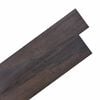 vidaXL Bodenplanken Dunkelbraun 5,02 m&sup2; 36 Stk. PVC