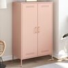 vidaXL Highboard Rosa 68x39x113 cm Stahl