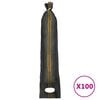 vidaXL Sands&auml;cke 100 Stk. Dunkelgr&uuml;n 103x25 cm HDPE