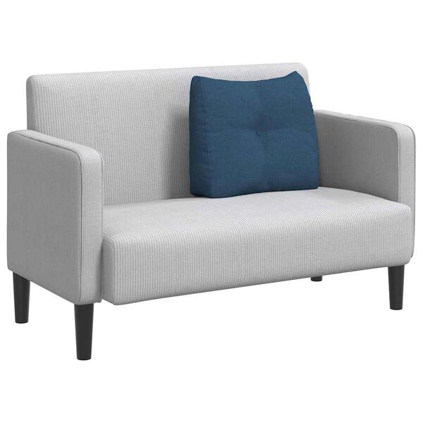 vidaXL R&uuml;cken Kissen Blau 60 x 24 x 50 cm Stoff