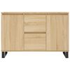vidaXL Sideboard Sonoma-Eiche 101,5x35x70 cm Holzwerkstoff
