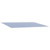vidaXL Markisenersatzstoff Blau und Wei&szlig; 450 x 300 cm Polyester