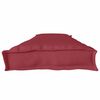 vidaXL Palettenkissen Weinrot 180 x 40 x 8 cm Oxford-Stoff