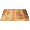 vidaXL Tischplatte 110x50x3,8 cm Rechteckig Raues Massivholz Mango
