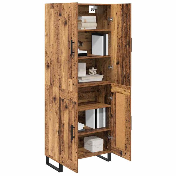 vidaXL Highboard 2 pcs Altholz 69,5 x 34 x 180 cm