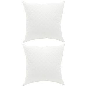 vidaXL Kopfkissen FULDA 2 stk. 80 x 80 cm 100% G&auml;nsedaunen und -federn