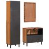 vidaXL Badezimmer Sets 3 pcs Akazie Braun Winish Massivholz Mango