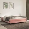 vidaXL Boxspringbettgestell Rosa 160x200 cm Samt