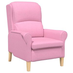 vidaXL Sessel Rosa Stoff