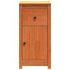 vidaXL Sideboard Wachsbraun 39 x 34,5 x 80 cm Massives Kiefernholz