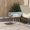 vidaXL Garten-Couchtisch Rechteckig Beige 40x40x37 cm Poly Rattan