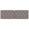 vidaXL Kopfteil-Kissen Taupe 160 cm Stoff