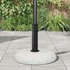 vidaXL Sonnenschirmständer Weiß Stein 45 x 45 x 40 cm Beton
