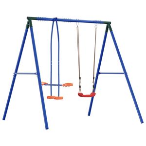 vidaXL Outdoor Schaukelrahmen mit Gleiter f&uuml;r bis zu 3 Kinder